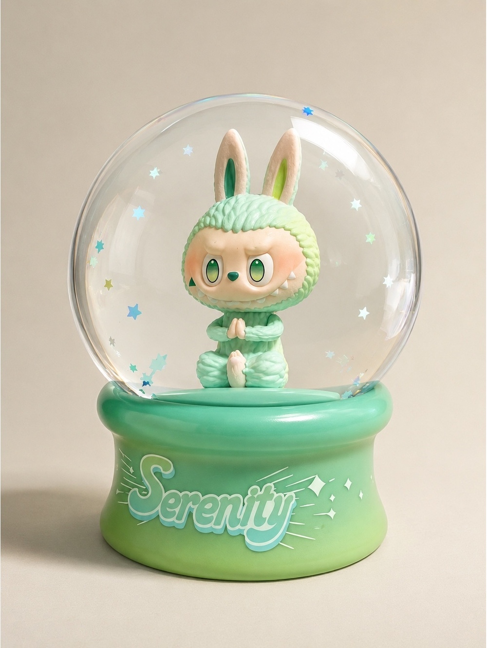Labubu Big Into Energy Crystal Ball Figure - Serenity